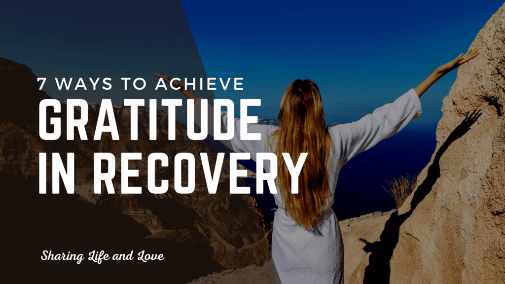Gratitude in recovery