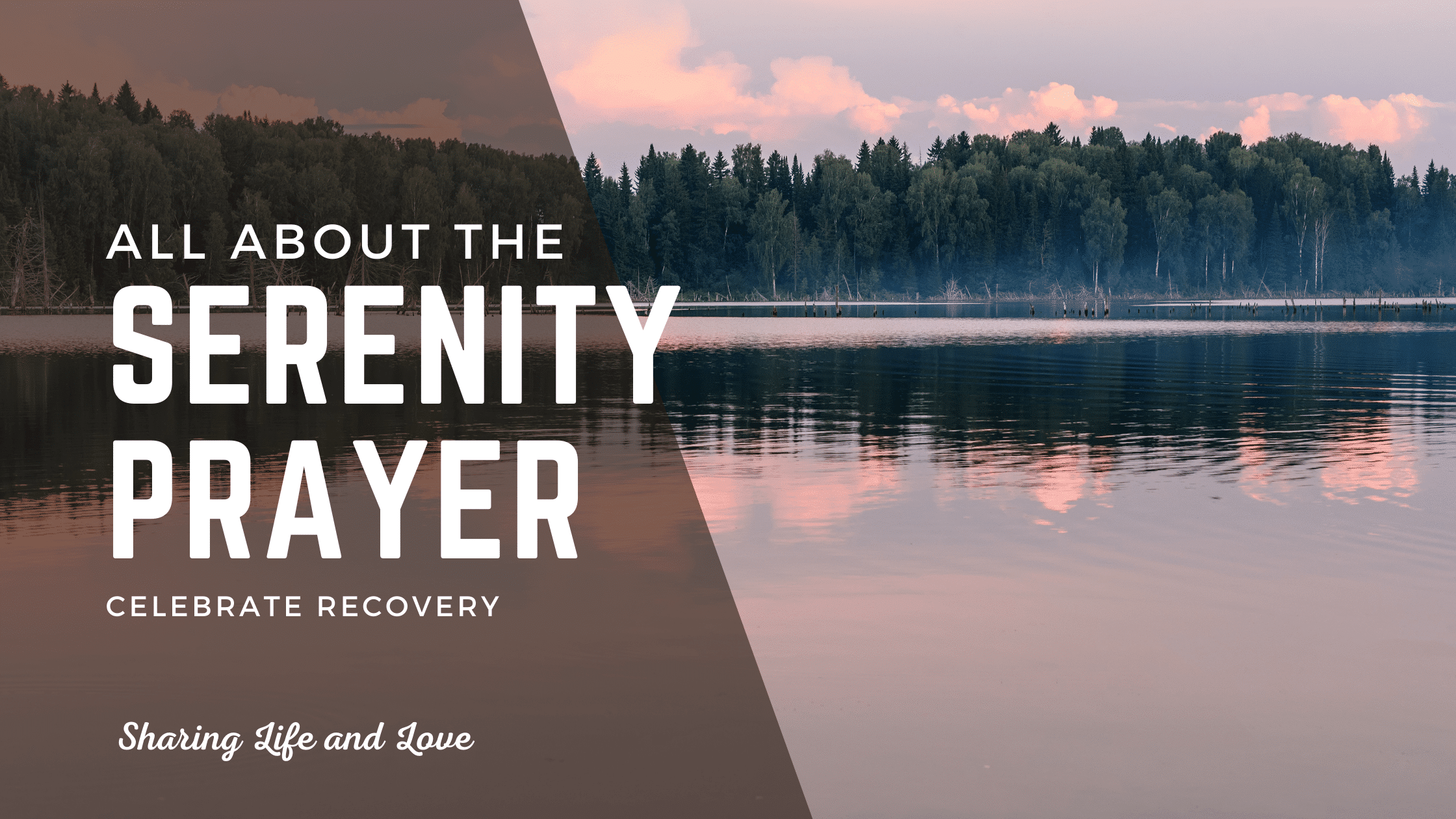 celebrate recovery serenity prayer printable