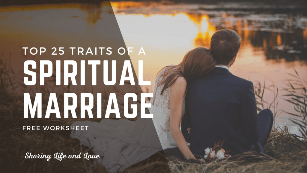 spiritual marriage - couple just married