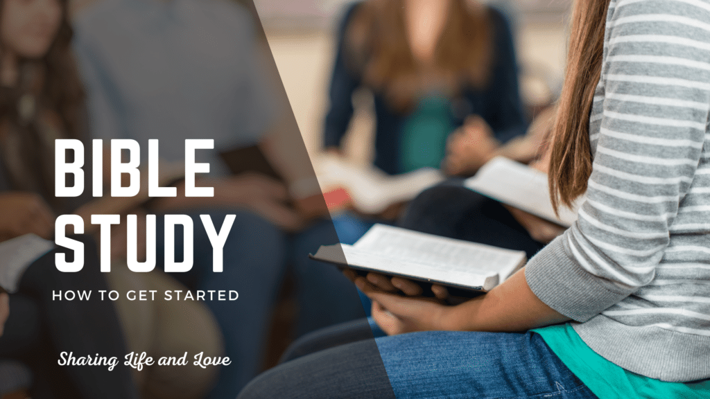 what is a bible study - people reading the bible