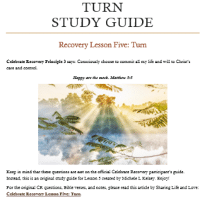 Recovery Lesson 5 - Turn Study Guide