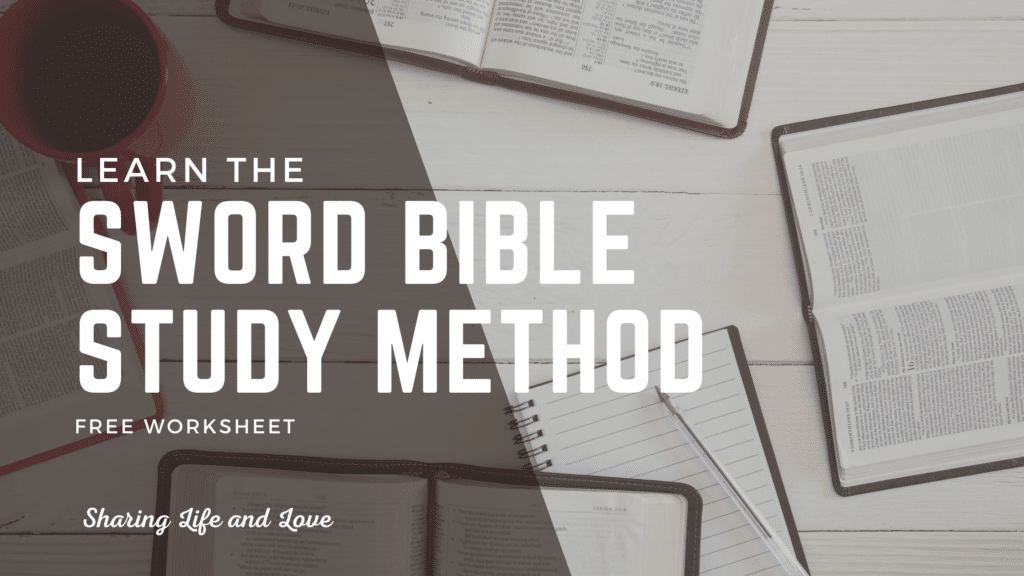 the SWORD Bible study method