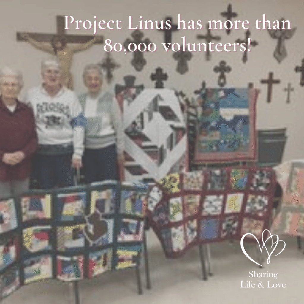 project linus blankets and volunteers