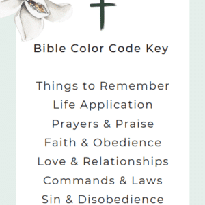 Bible Color Code Key