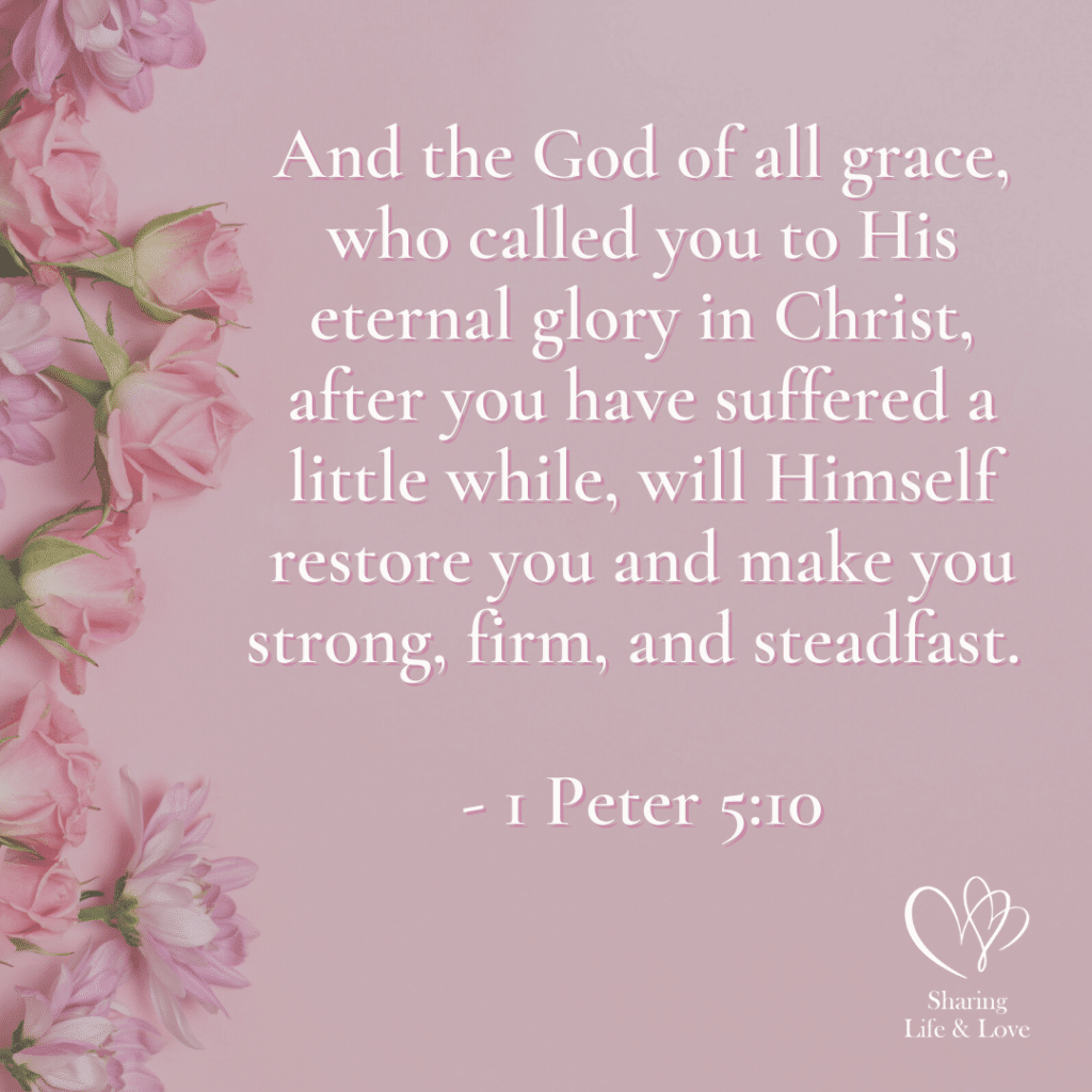 15 types of grace - 1 Peter 5:10