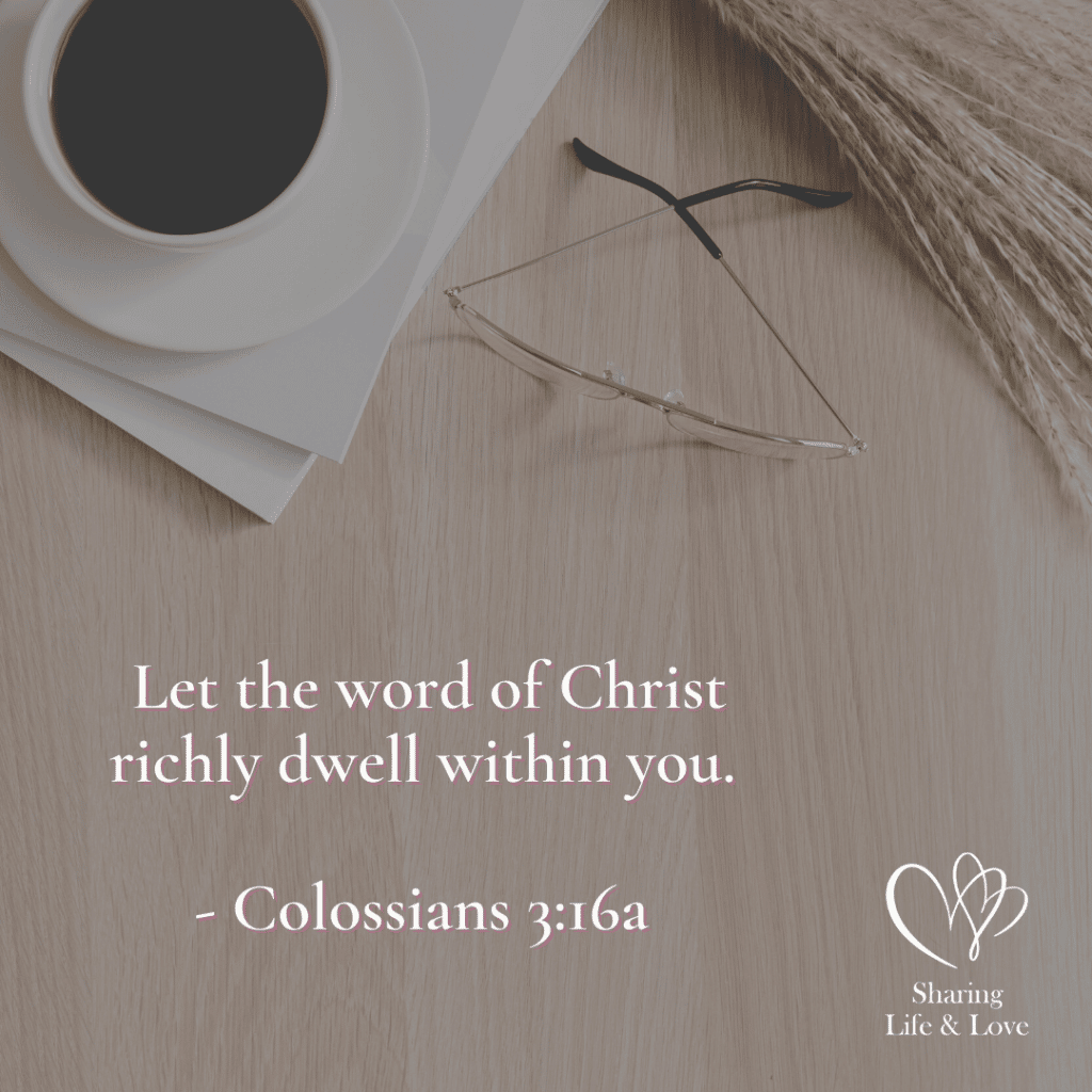 Colossians 3:16a