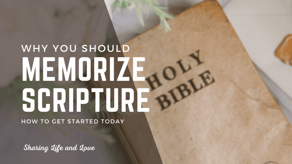 Why memorize scripture?