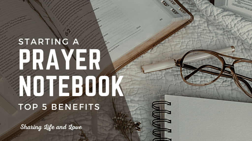 What is a prayer notebook or binder