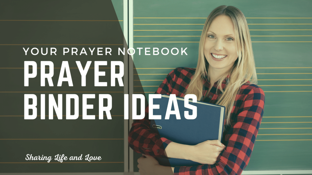 Prayer binder setup