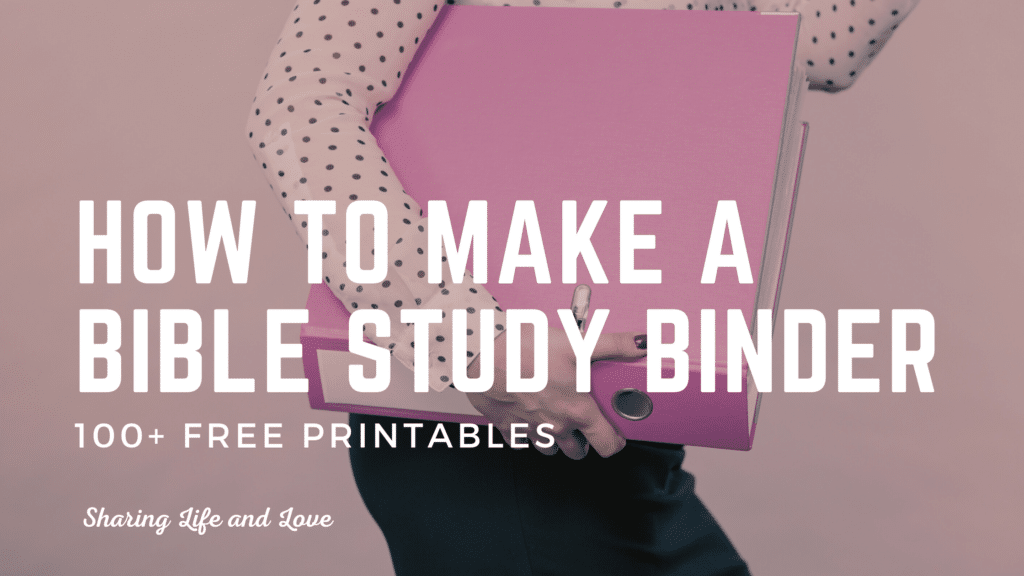 Bible Study Binder