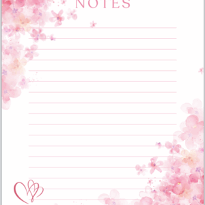 pretty notes worksheet