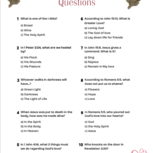 Bible Memory MC Quiz