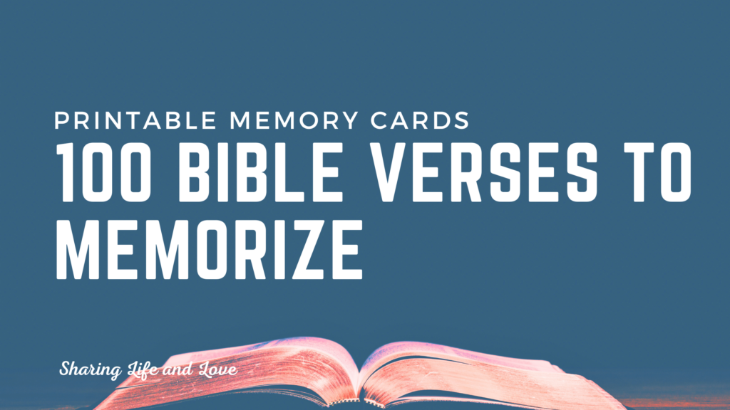 Bible verses to memorize